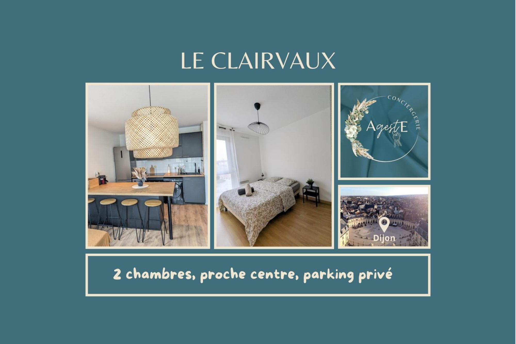 Le Clairvaux - Proche Centre Avec 1 Place En Parking Souterrain Dijon Extérieur photo